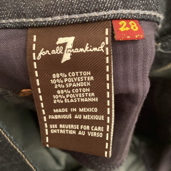 7 For All Mankind Gwenevere Skinny Ankle, Dark, Mexico, 29x29, NWT, $189 MSRP - Picture 11 of 12